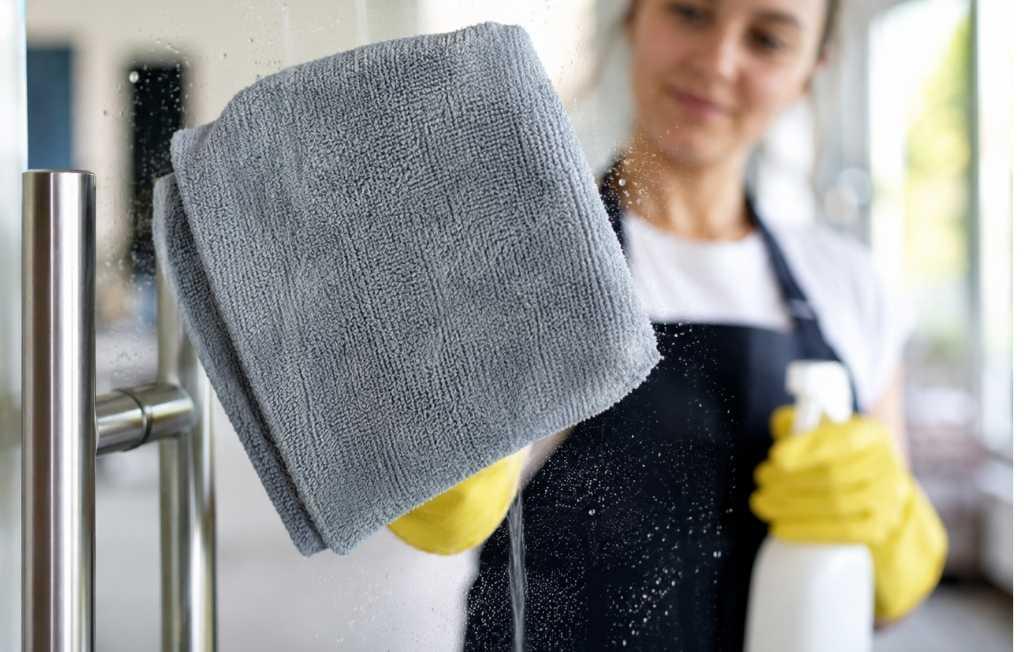 Microfiber Cloth for Glass