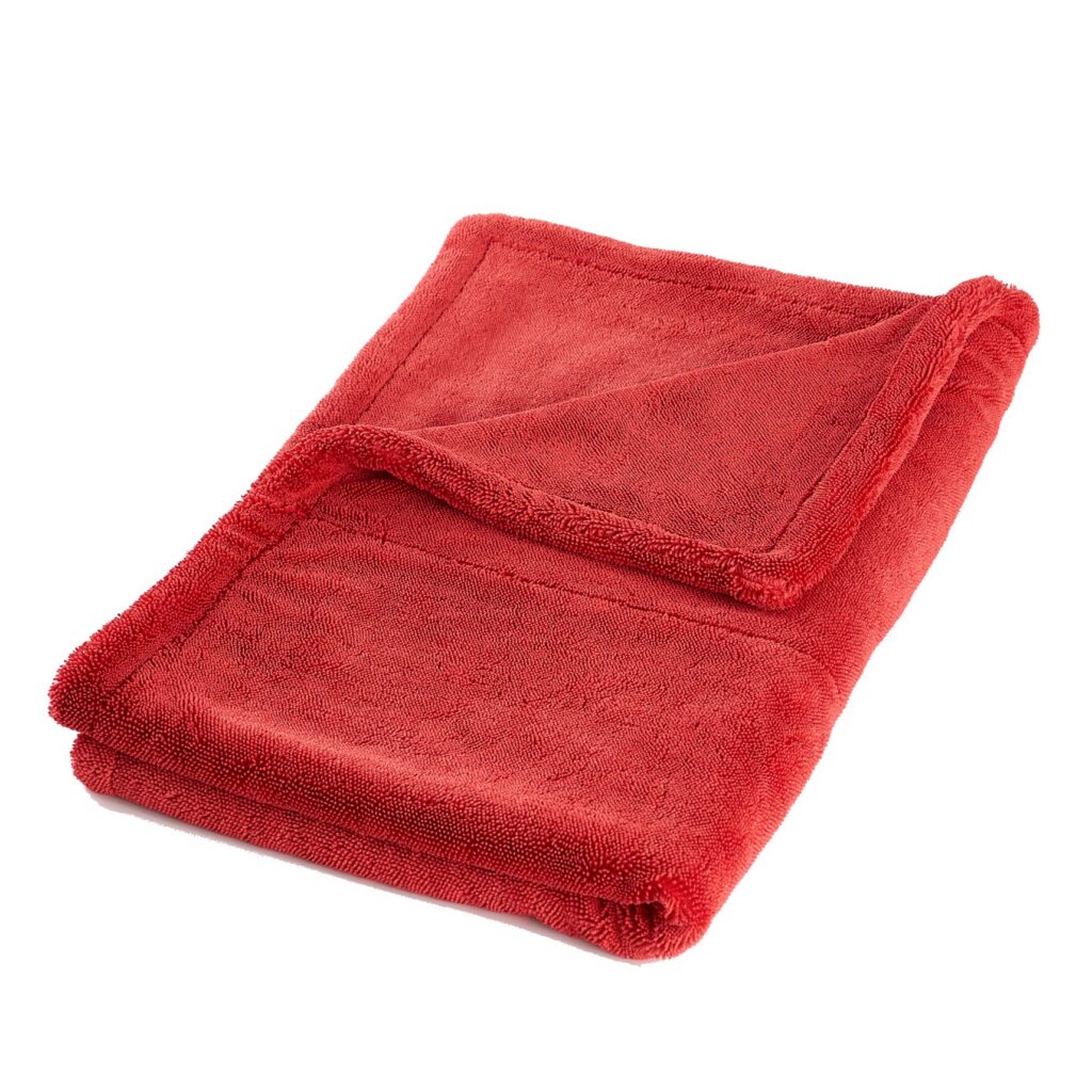 Red Double-Sided Twisted Towel