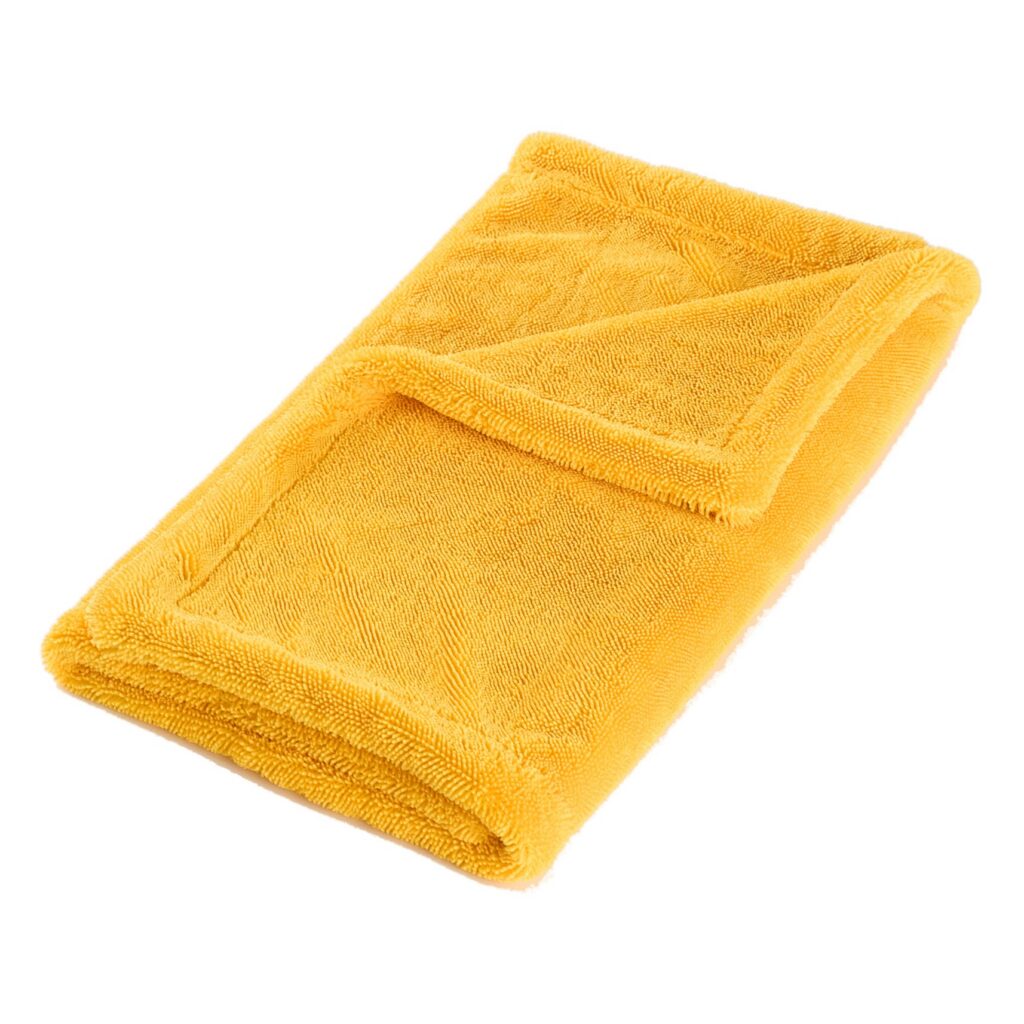 Yellow Double-Sided Twisted Towel