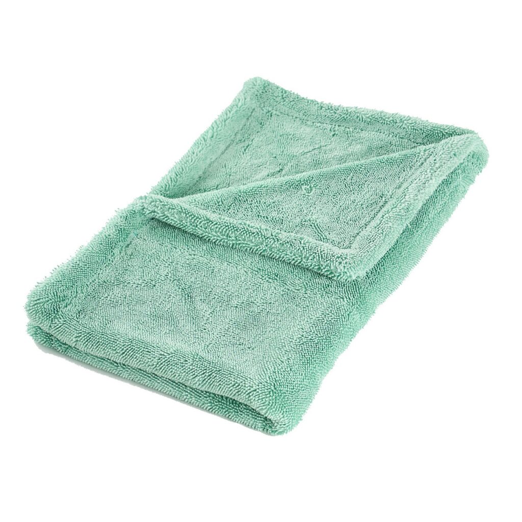 Cyan Double-Sided Twisted Towel
