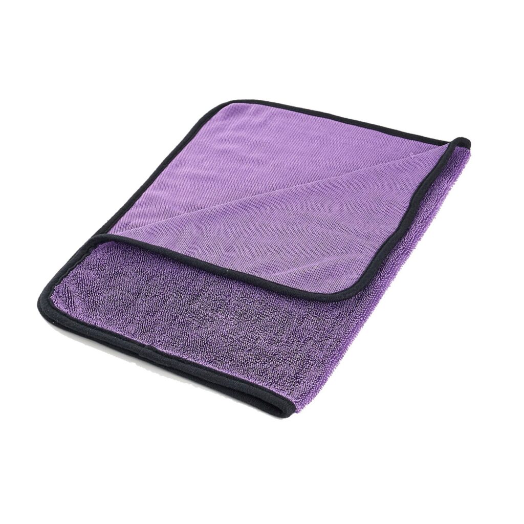 Purple Microfiber Twisted Towel