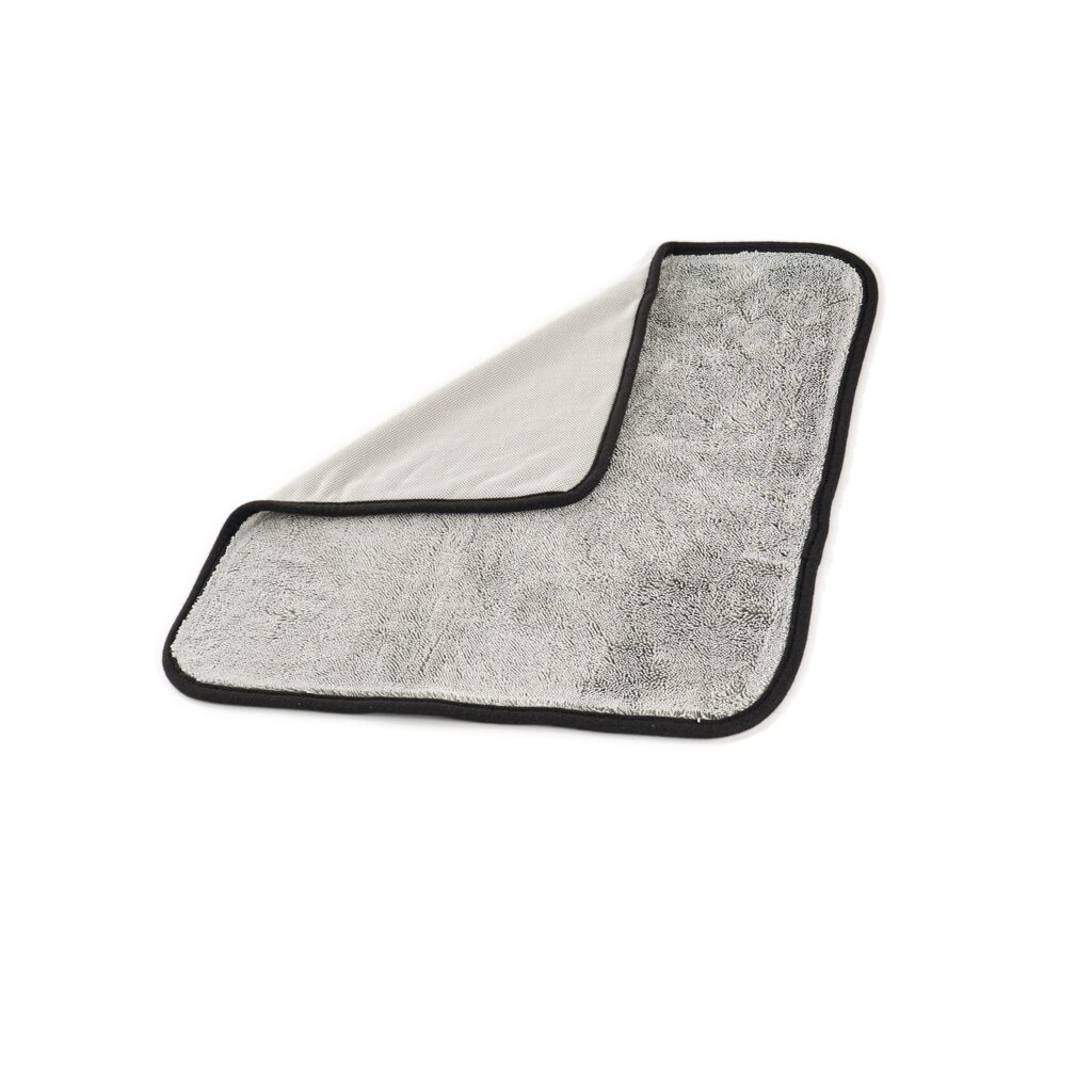 Gray Square Twisted Towel