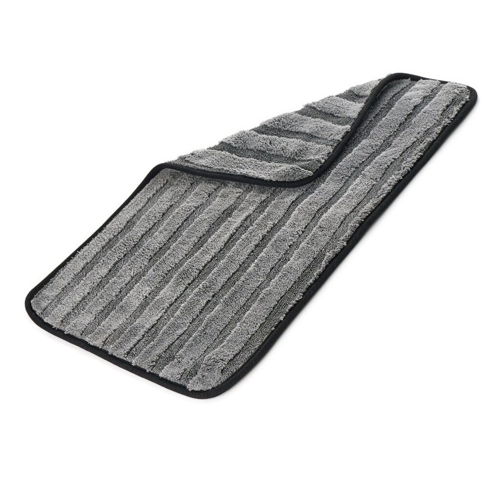 Gray Twisted Microfiber Towel