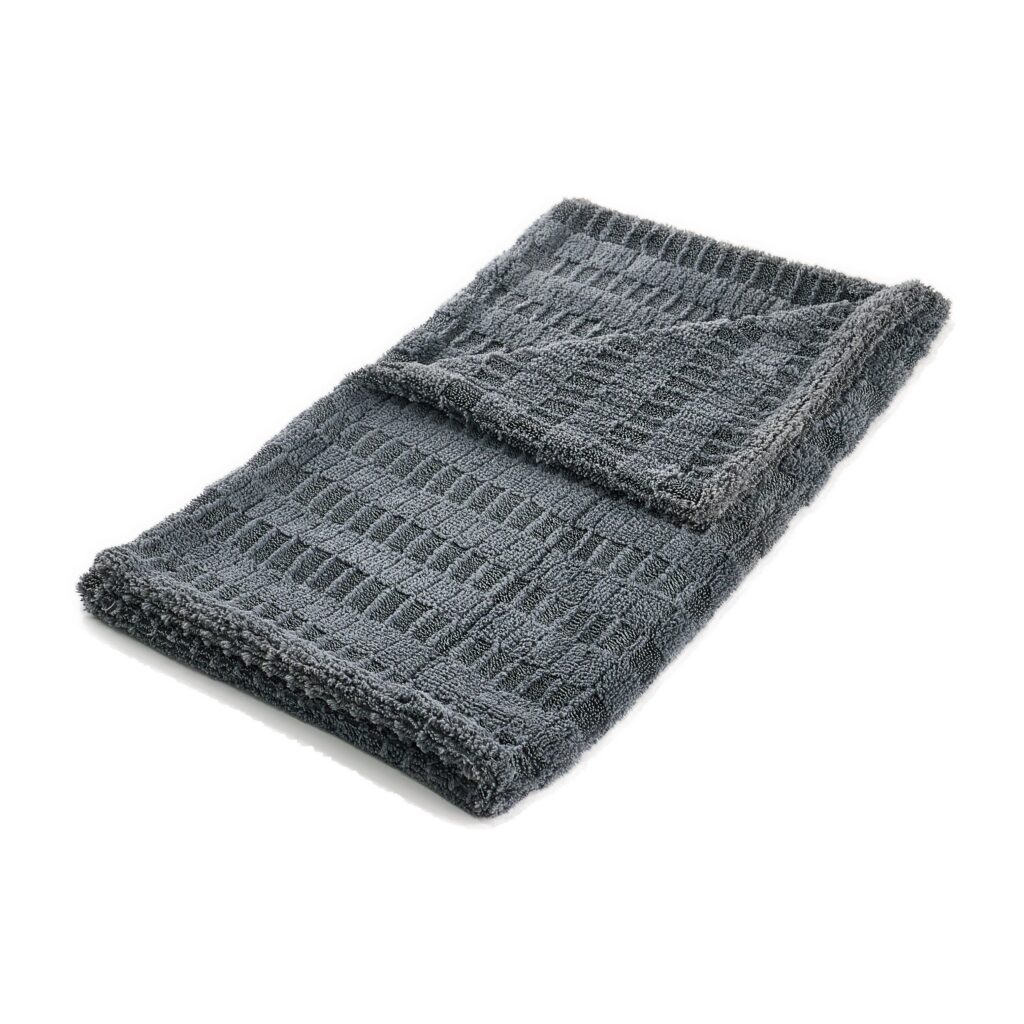 Gray Coral Fleece and Twisted Microfiber Blend Towels