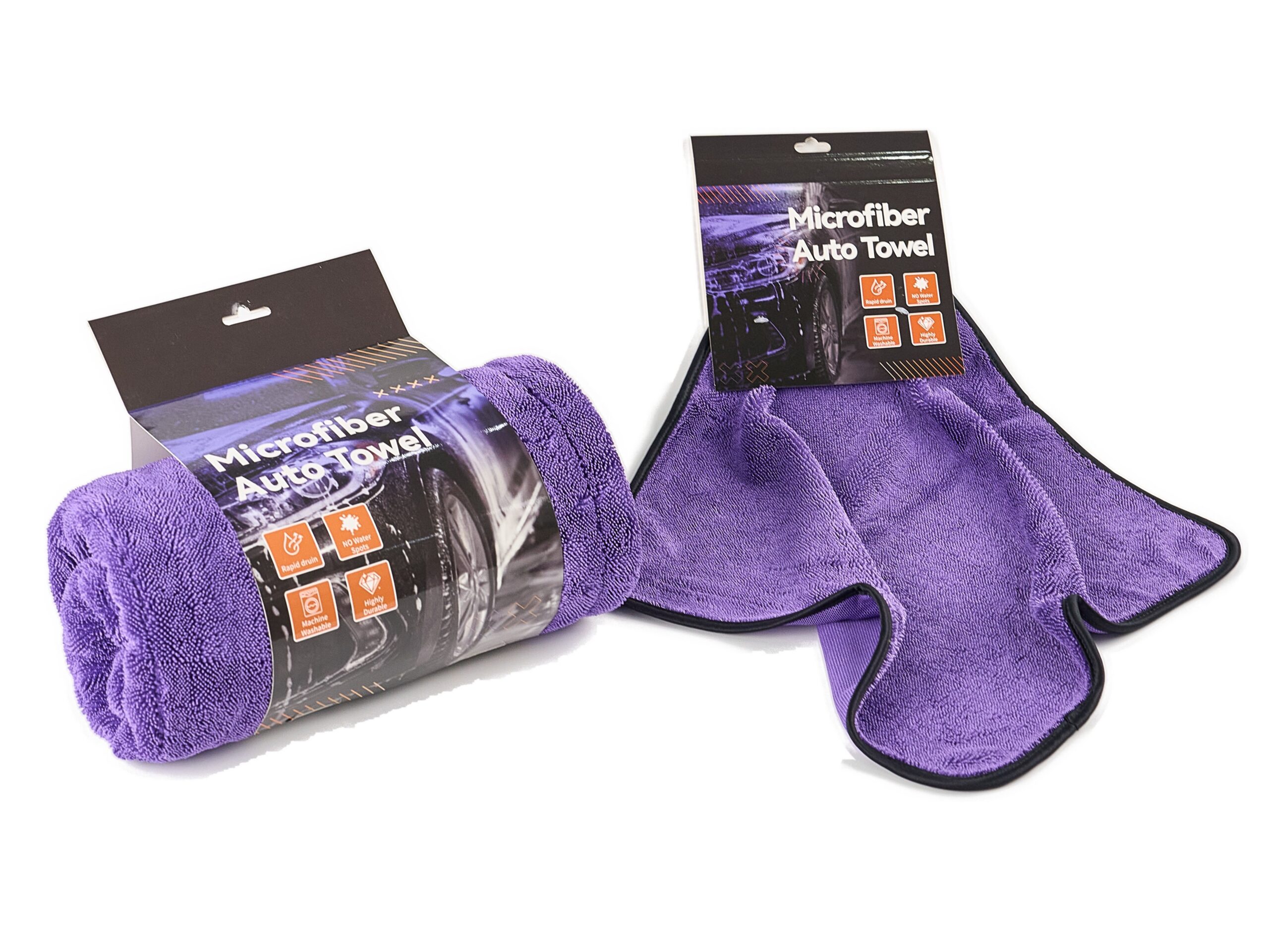 Custom Packaging for Twisted Microfiber Towels