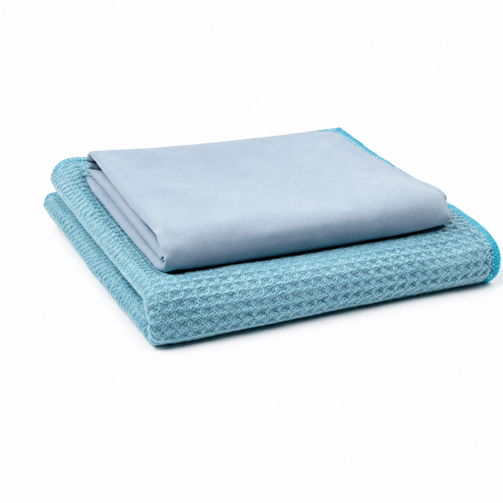 microfiber waffle weave towel​
