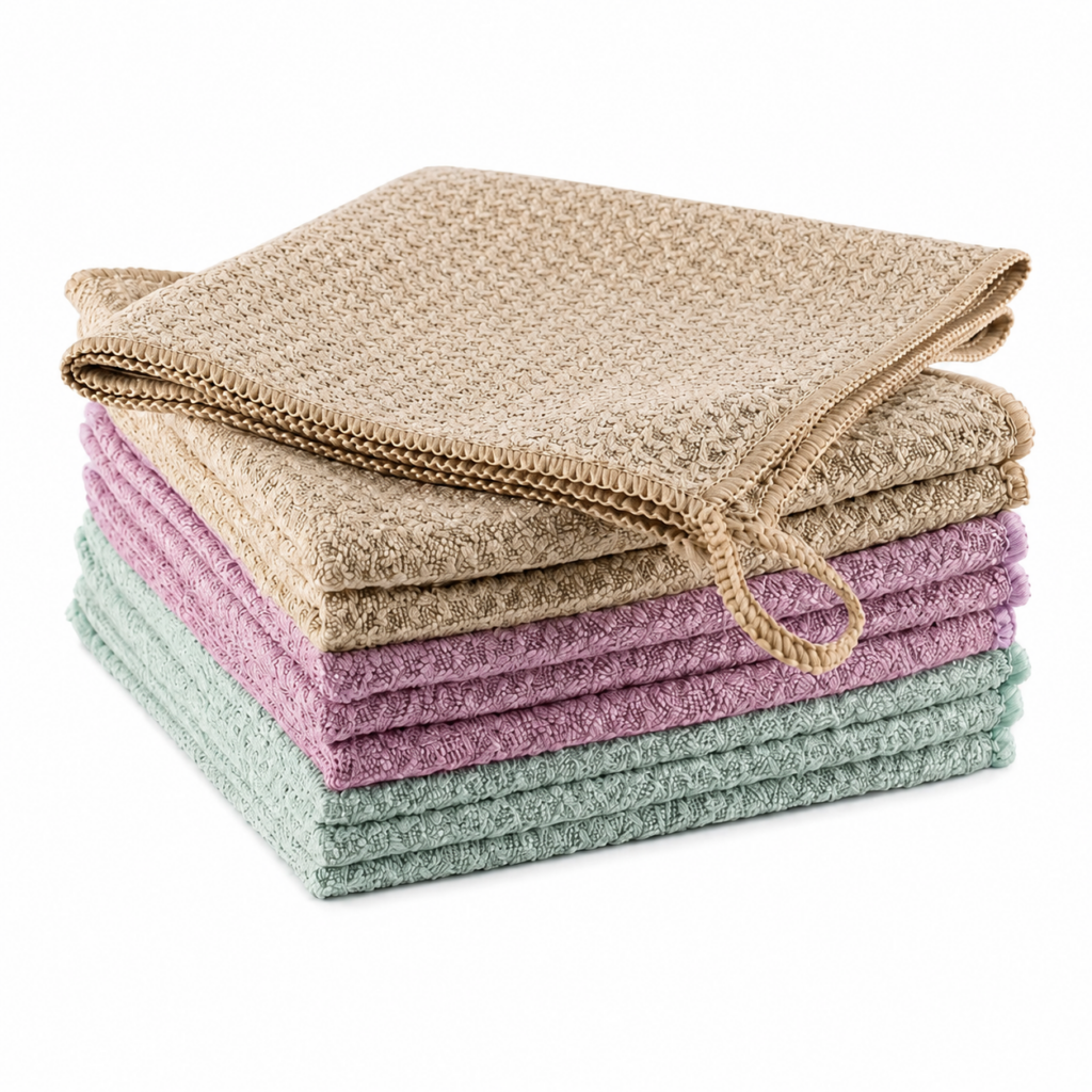 microfiber waffle weave kitchen towels