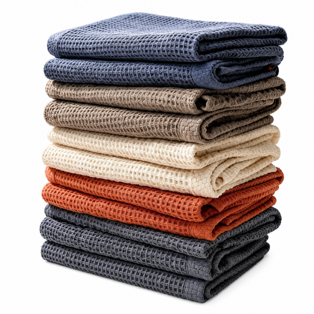 waffle weave microfiber towel