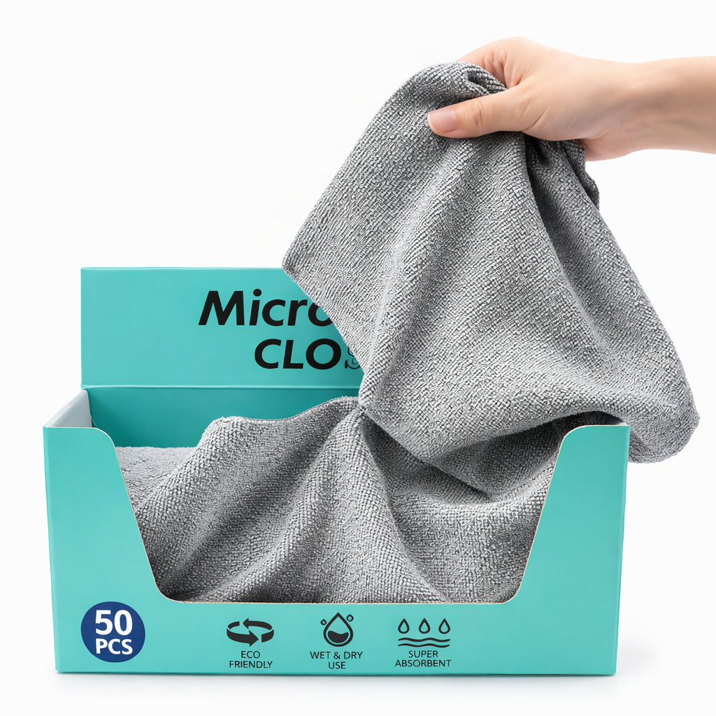 Packaging for Microfiber Towels