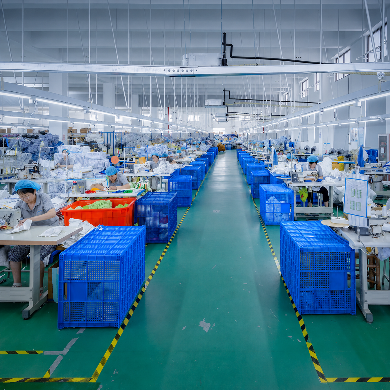 Photo of a Factory Production Floor