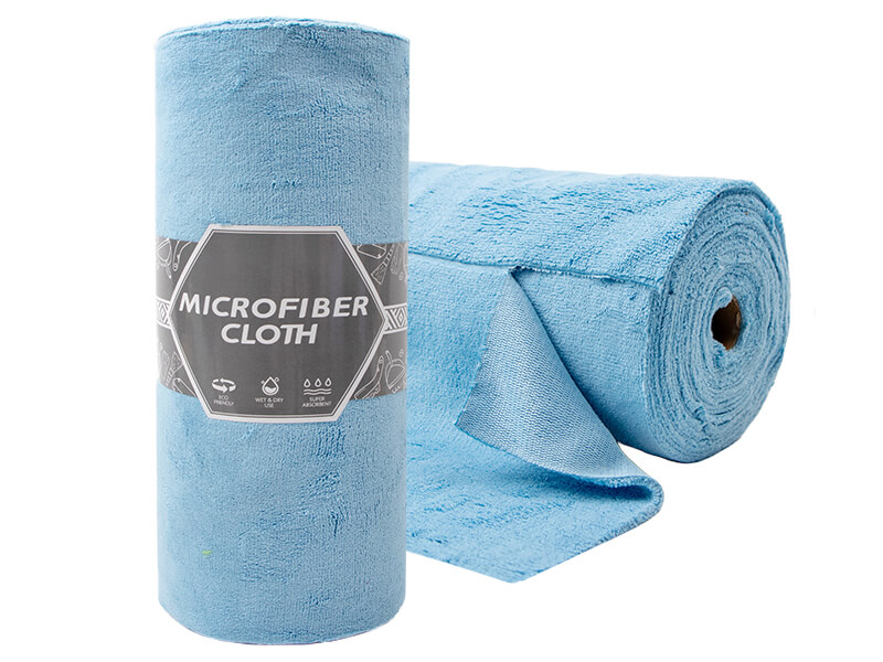 Coral-velvet-microfiber-towel-roll