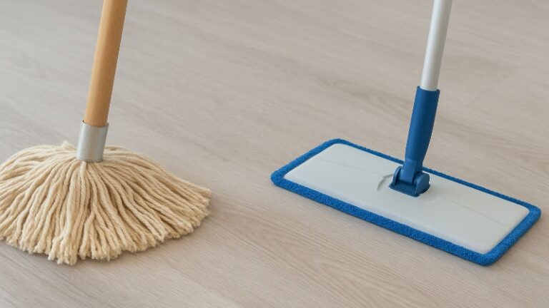 Cotton Mop vs Microfibre Flat Mop