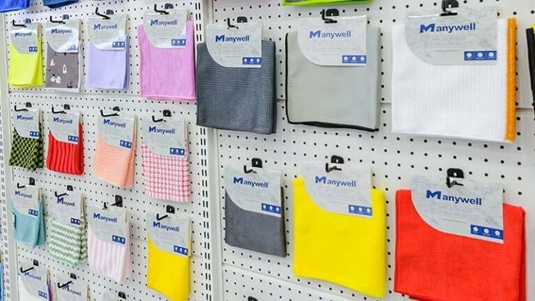 Custom microfiber cleaning cloth by Manywell