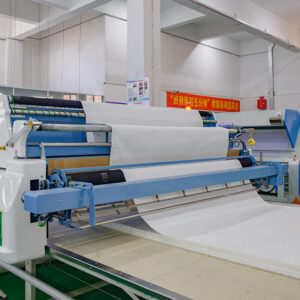 Machine trimming microfiber towels