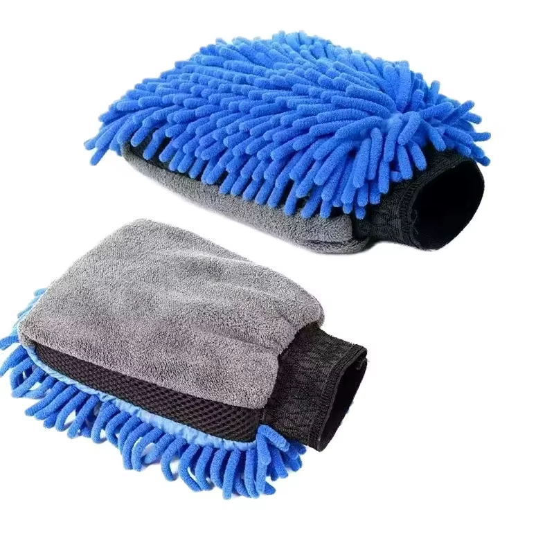 Microfiber-Coral-Mitt