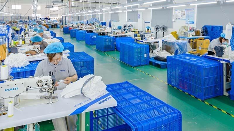 Inside Manywell microfiber towel factory