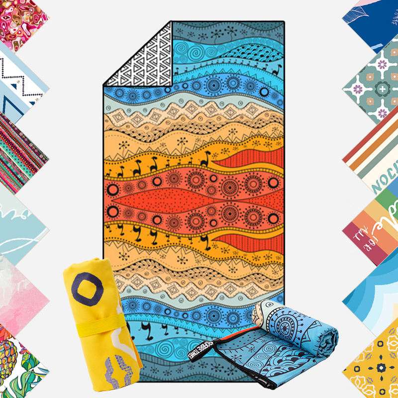 Various-types-of-microfiber-towels-are-displayed.