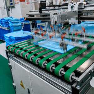 Manywell's Microfiber Towel Edging Process