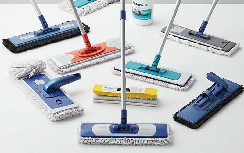 Various mop head designs