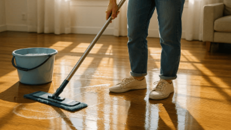 sticky floor after mopping